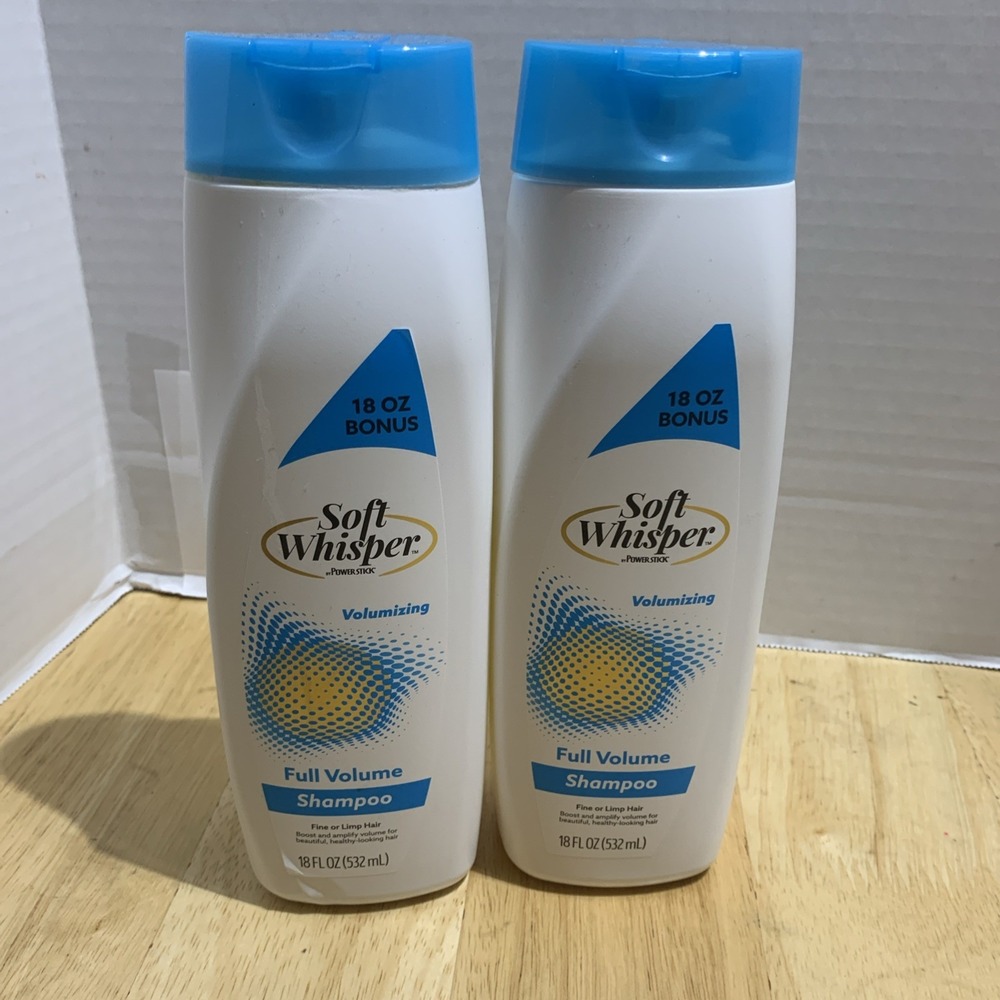 Soft Whisper Full Volume Shampoo 2 Pack 18 oz Each Volumizing Wash